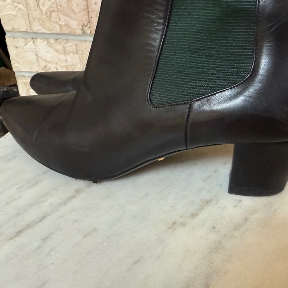 Gucci Pointed Toe Black Leather Short Boots - Picture 12 of 13